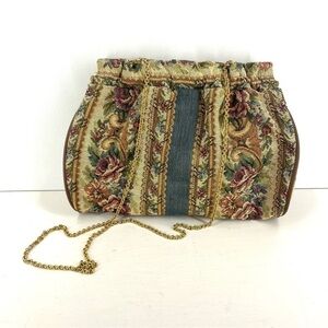 Vintage Tapestry Purse Beautiful Granny Chic Bag